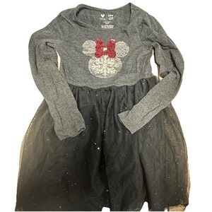 Disney Minnie Mouse Sequin Dress Girls Size 5 Limited Edition‎